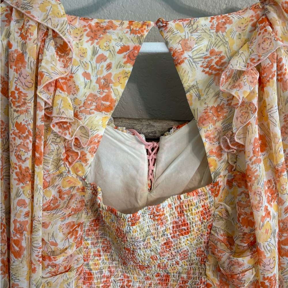 Free People Floral Flowy Blouse - Picture 6 of 6